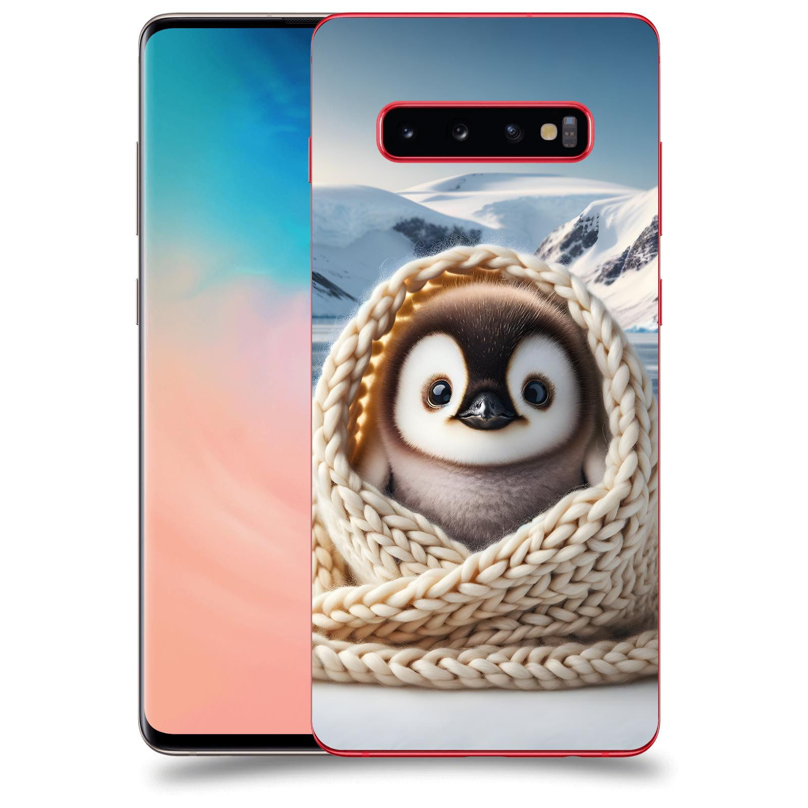 ACOVER Kryt na mobil Samsung Galaxy S10 Plus G975 - Tučňák