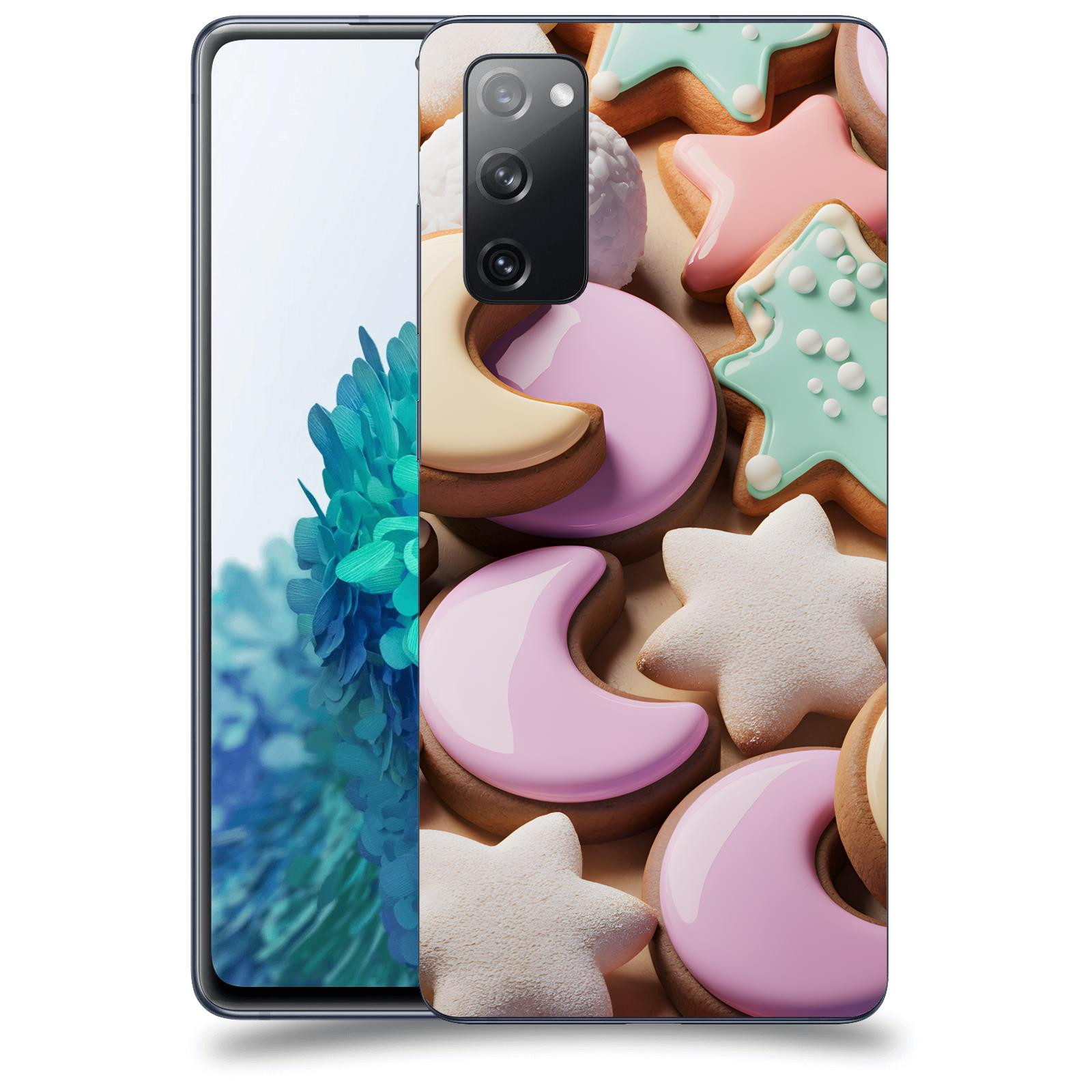 ACOVER Kryt na mobil Samsung Galaxy S20 FE - Vánoční cukroví