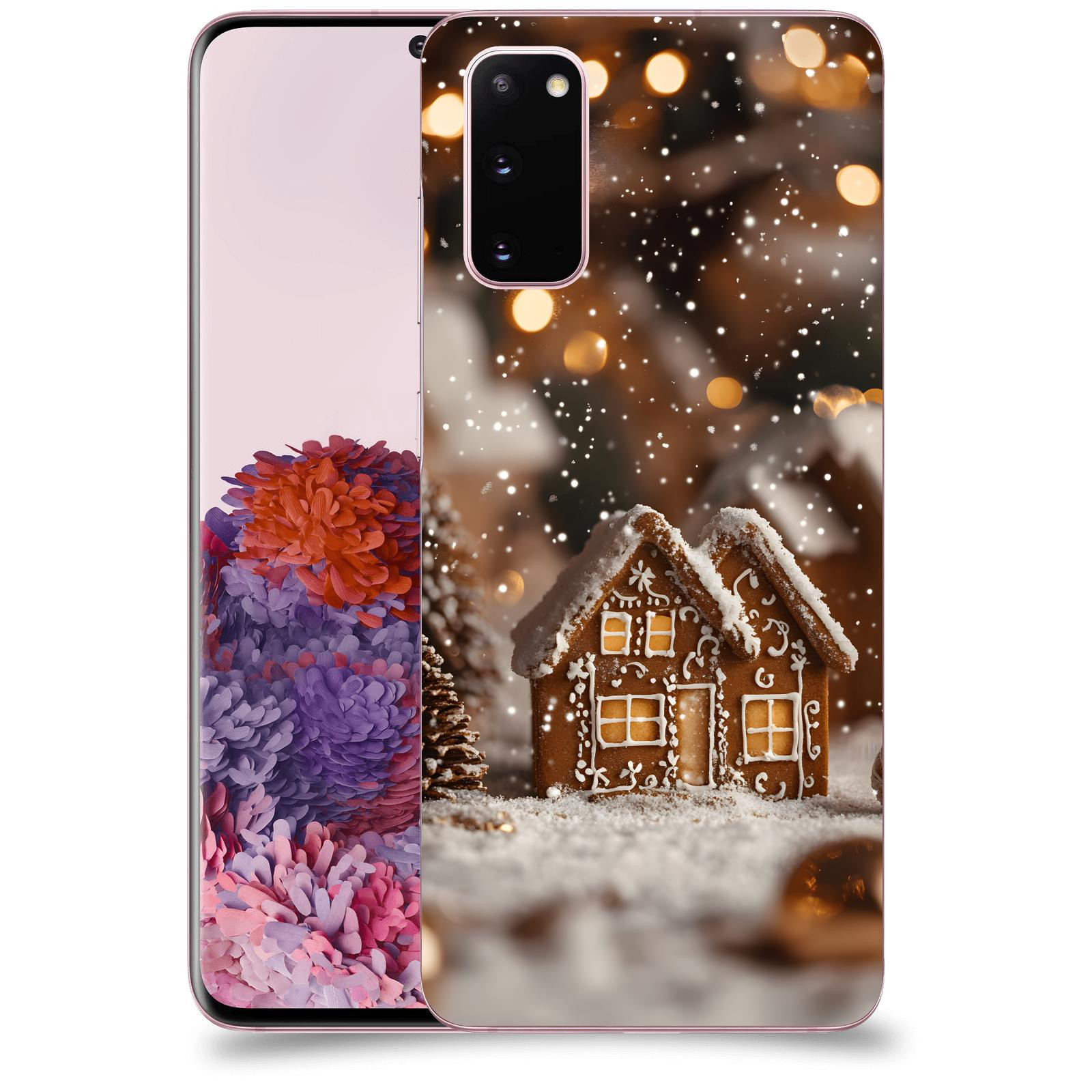 ACOVER Kryt na mobil Samsung Galaxy S20 G980F - Perníková chaloupka