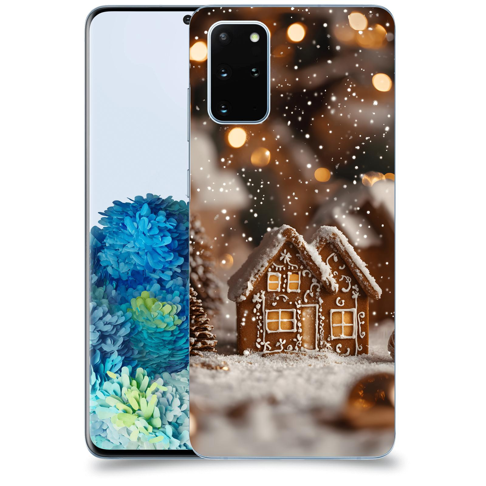 ACOVER Kryt na mobil Samsung Galaxy S20+ G985F - Perníková chaloupka