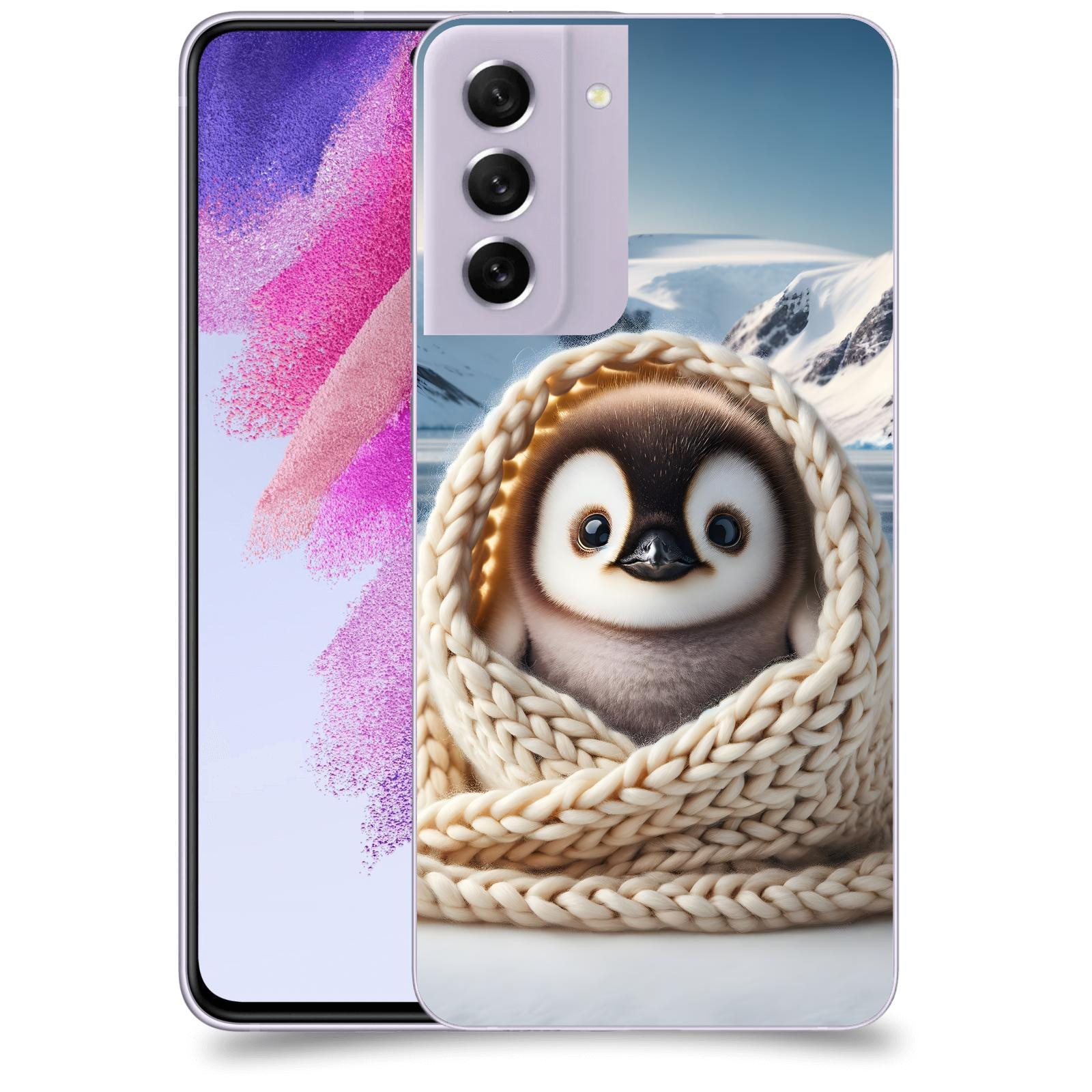 ACOVER Kryt na mobil Samsung Galaxy S21 FE 5G - Tučňák