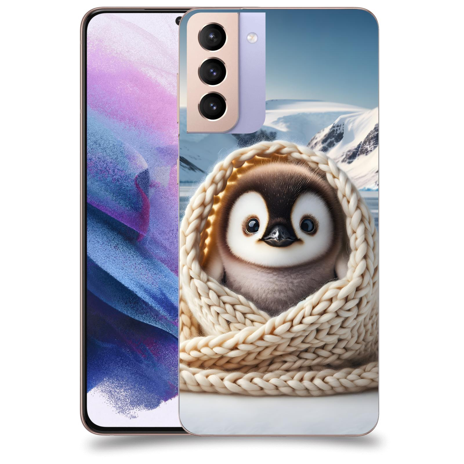 ACOVER Kryt na mobil Samsung Galaxy S21+ G996F - Tučňák
