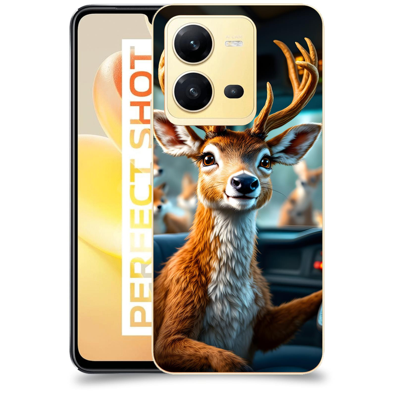 ACOVER Kryt na mobil Vivo X80 Lite - Jelen