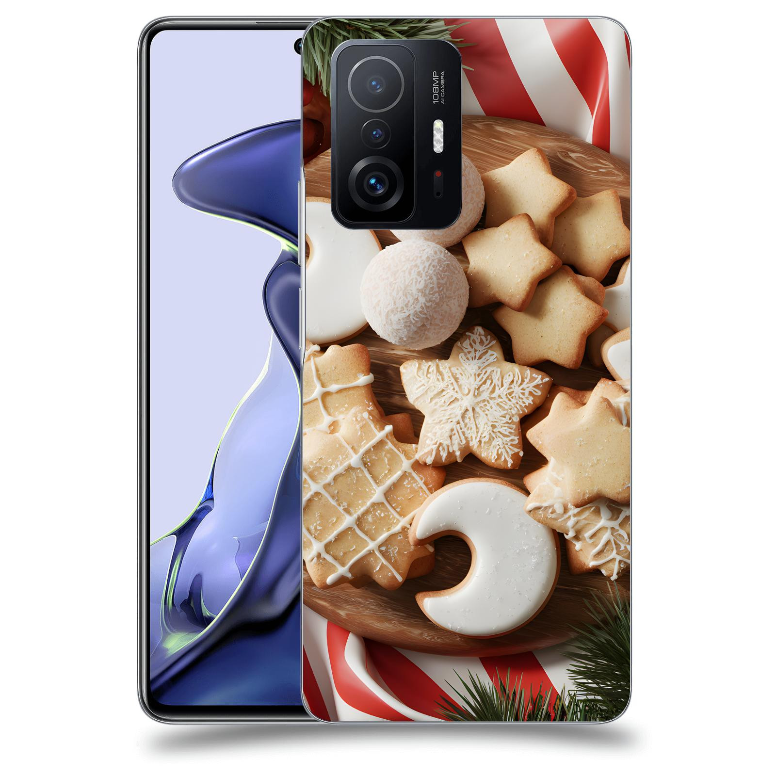 ACOVER Kryt na mobil Xiaomi 11T - Vánoční cukroví 2