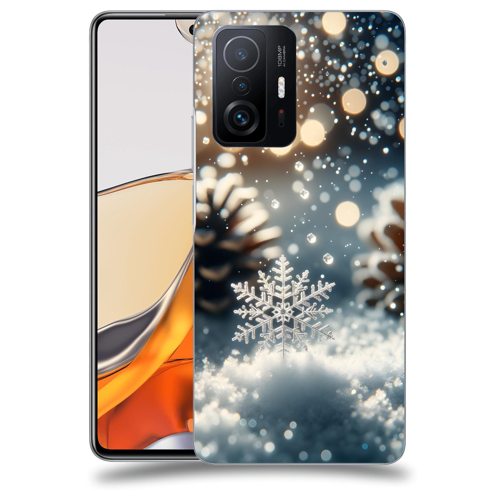 ACOVER Kryt na mobil Xiaomi 11T Pro - Vločka