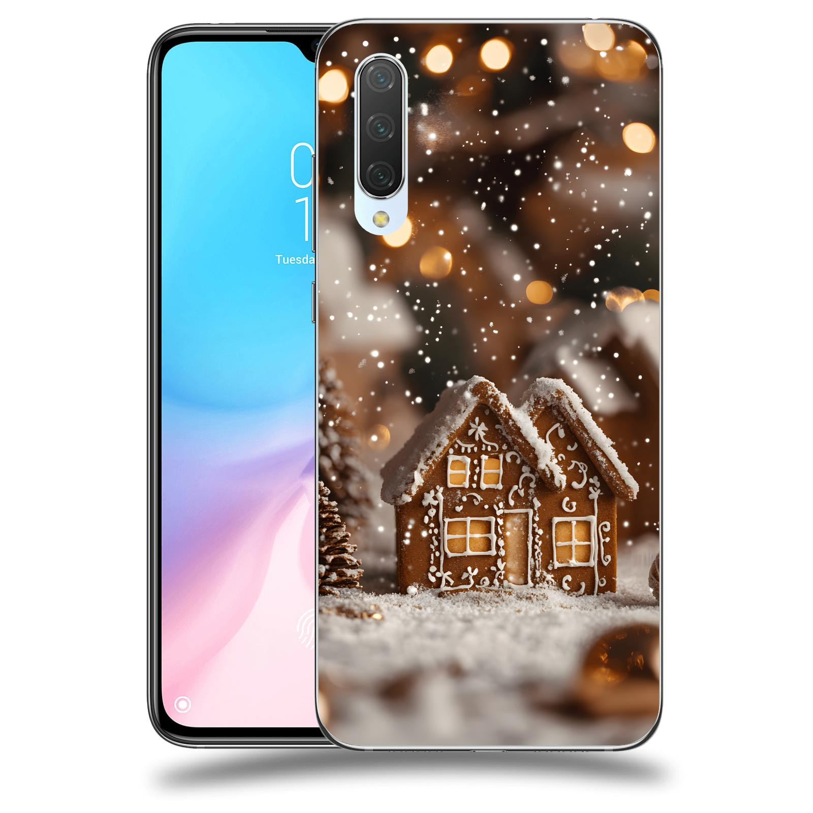 ACOVER Kryt na mobil Xiaomi Mi 9 Lite - Perníková chaloupka