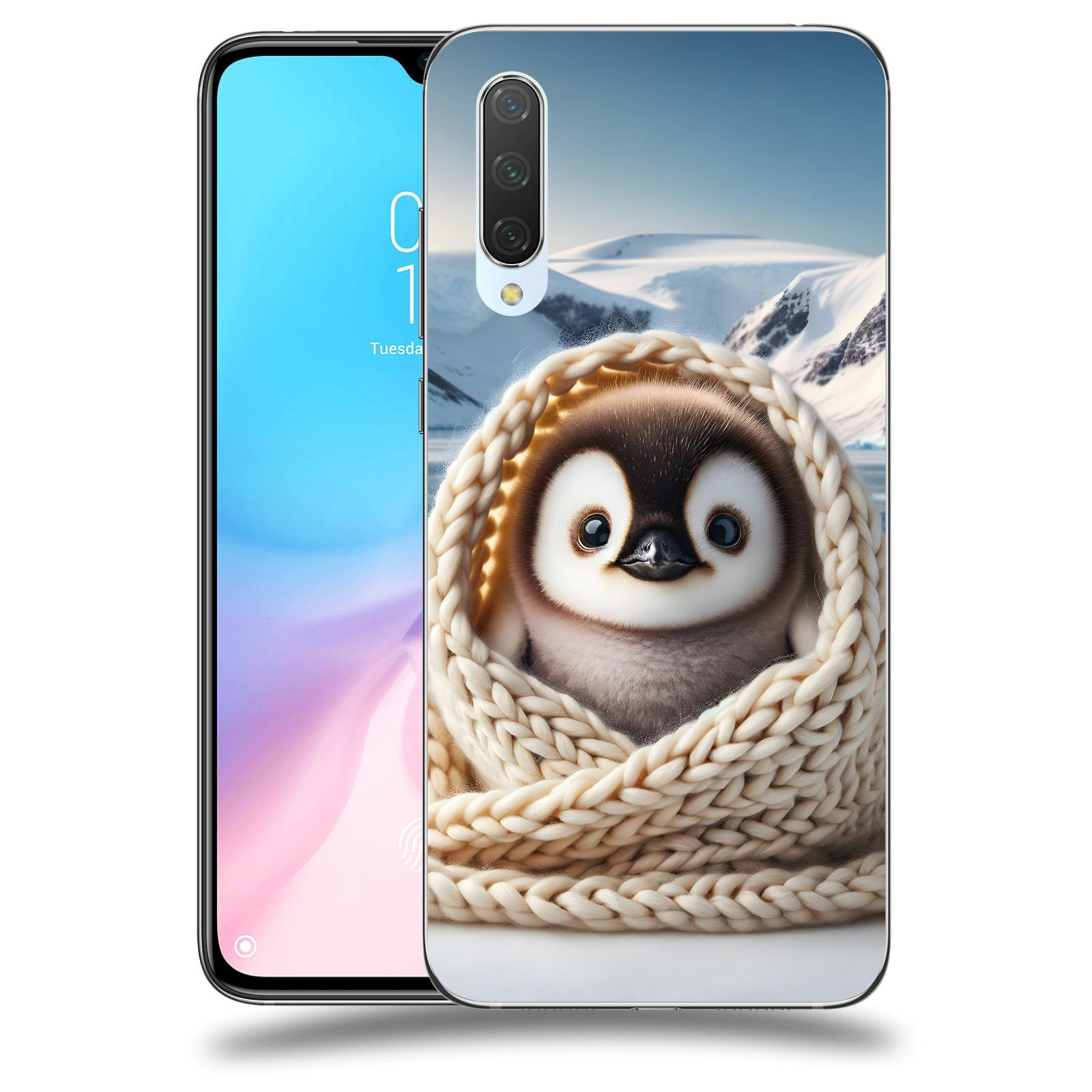 ACOVER Kryt na mobil Xiaomi Mi 9 Lite - Tučňák