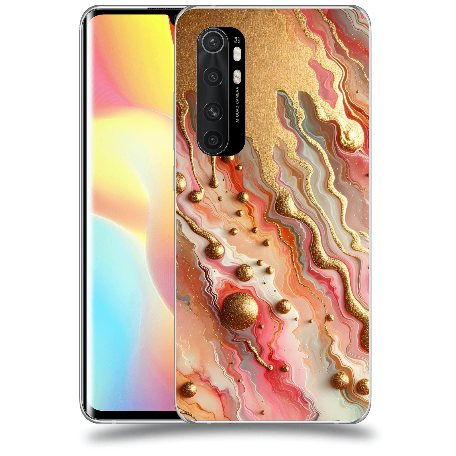 ACOVER Kryt na mobil Xiaomi Mi Note 10 Lite - Liquid Gold