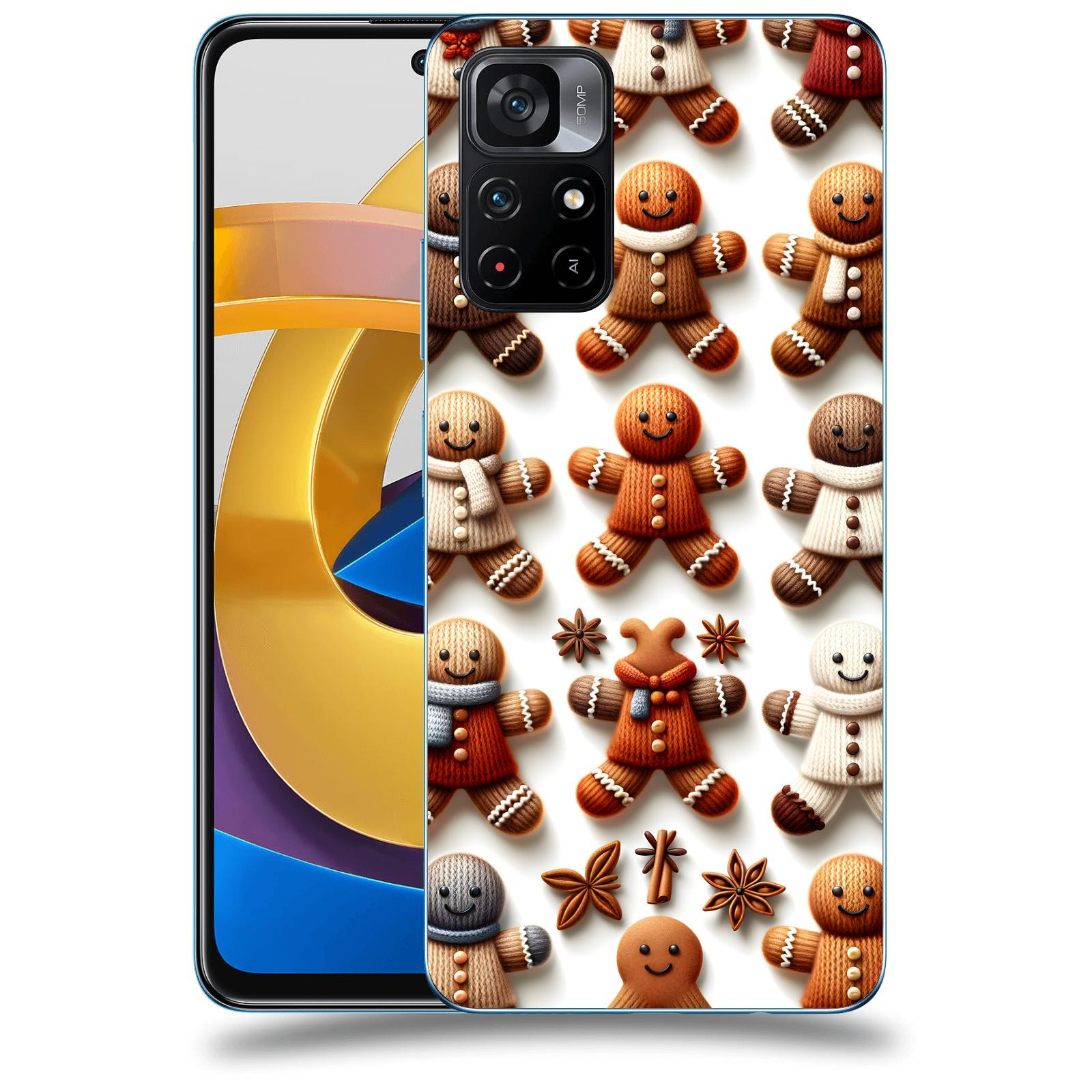 ACOVER Kryt na mobil Xiaomi Poco M4 Pro - Perníčky 2