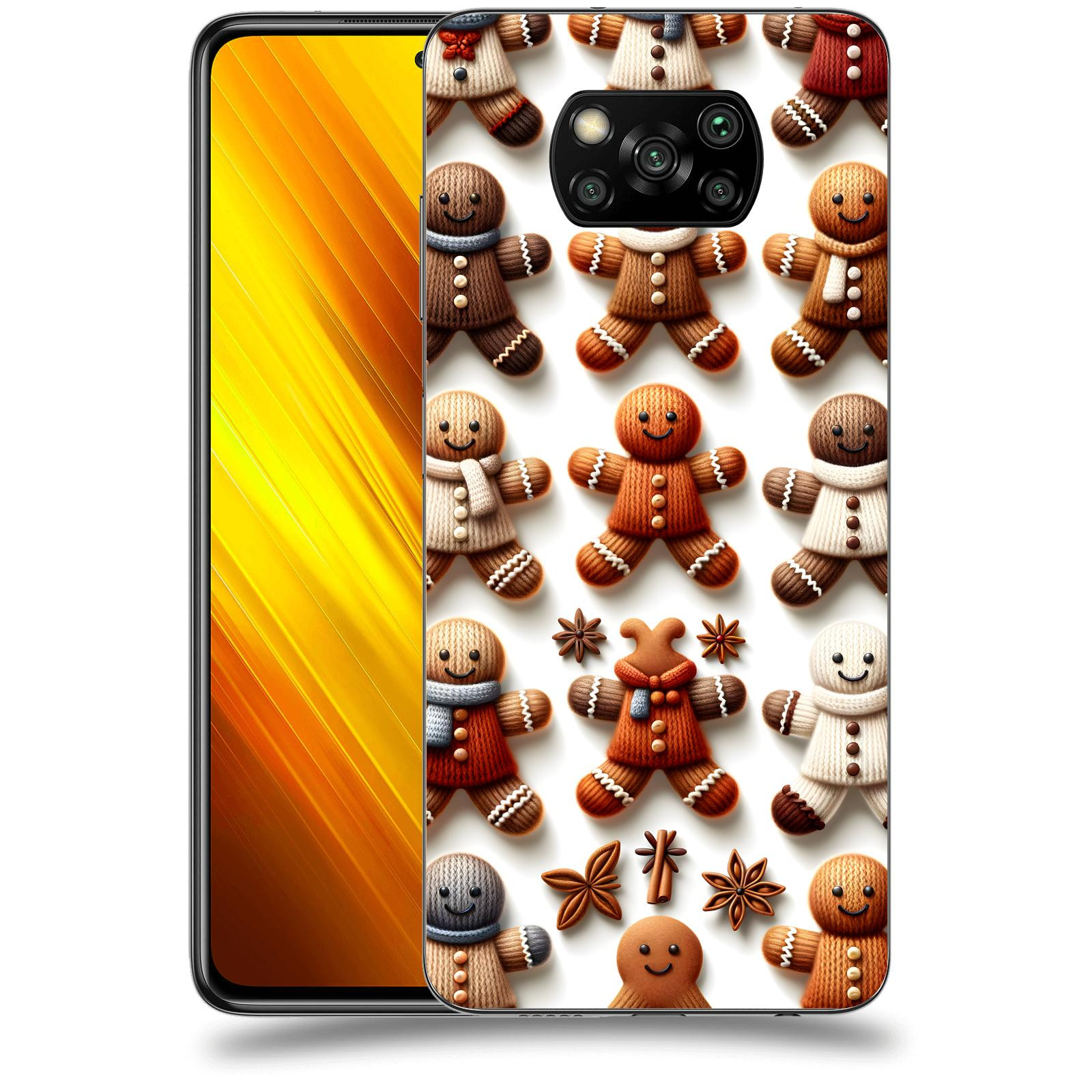 ACOVER Kryt na mobil Xiaomi Poco X3 - Perníčky 2