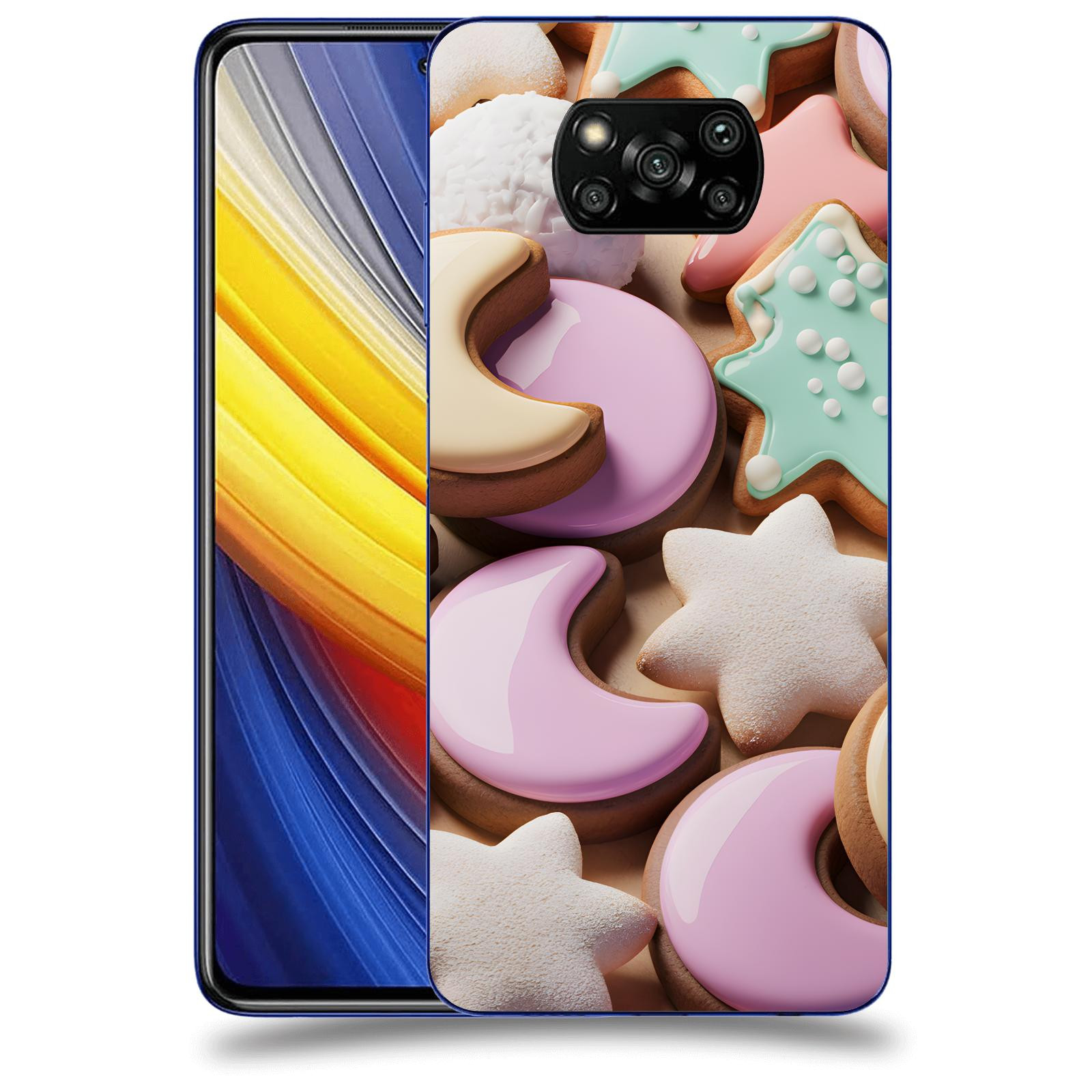 ACOVER Kryt na mobil Xiaomi Poco X3 Pro - Vánoční cukroví