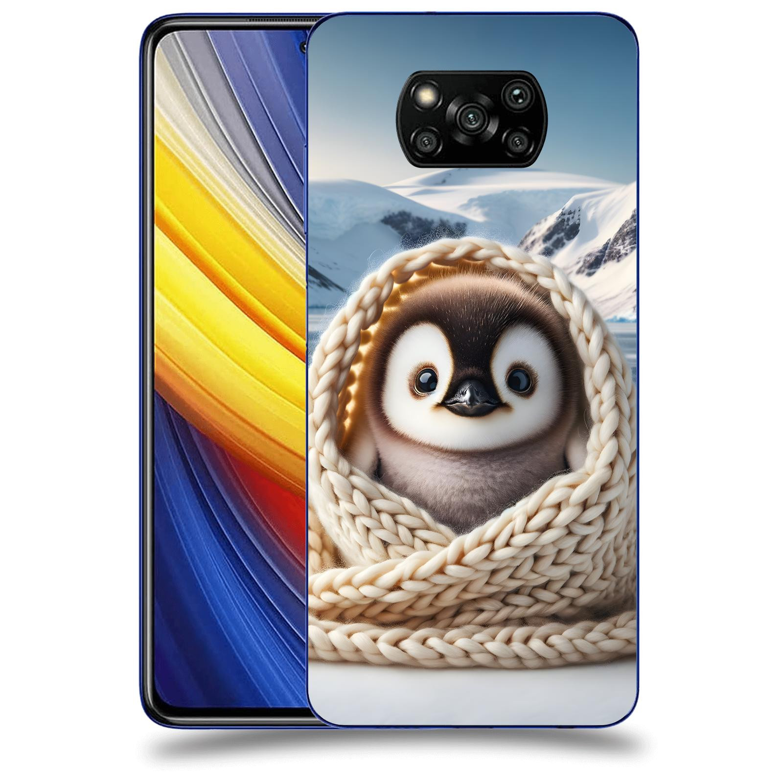 ACOVER Kryt na mobil Xiaomi Poco X3 Pro - Tučňák