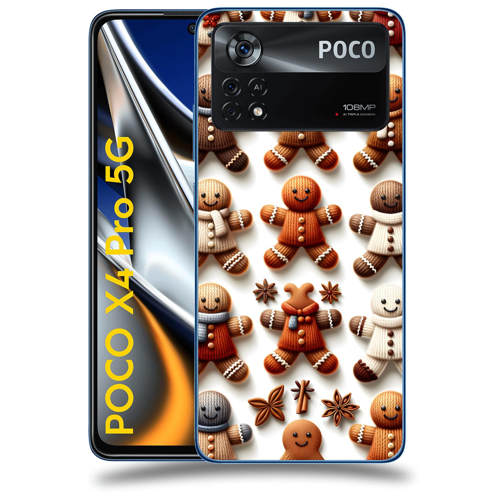 ACOVER Kryt na mobil Xiaomi Poco X4 Pro 5G - Perníčky 2
