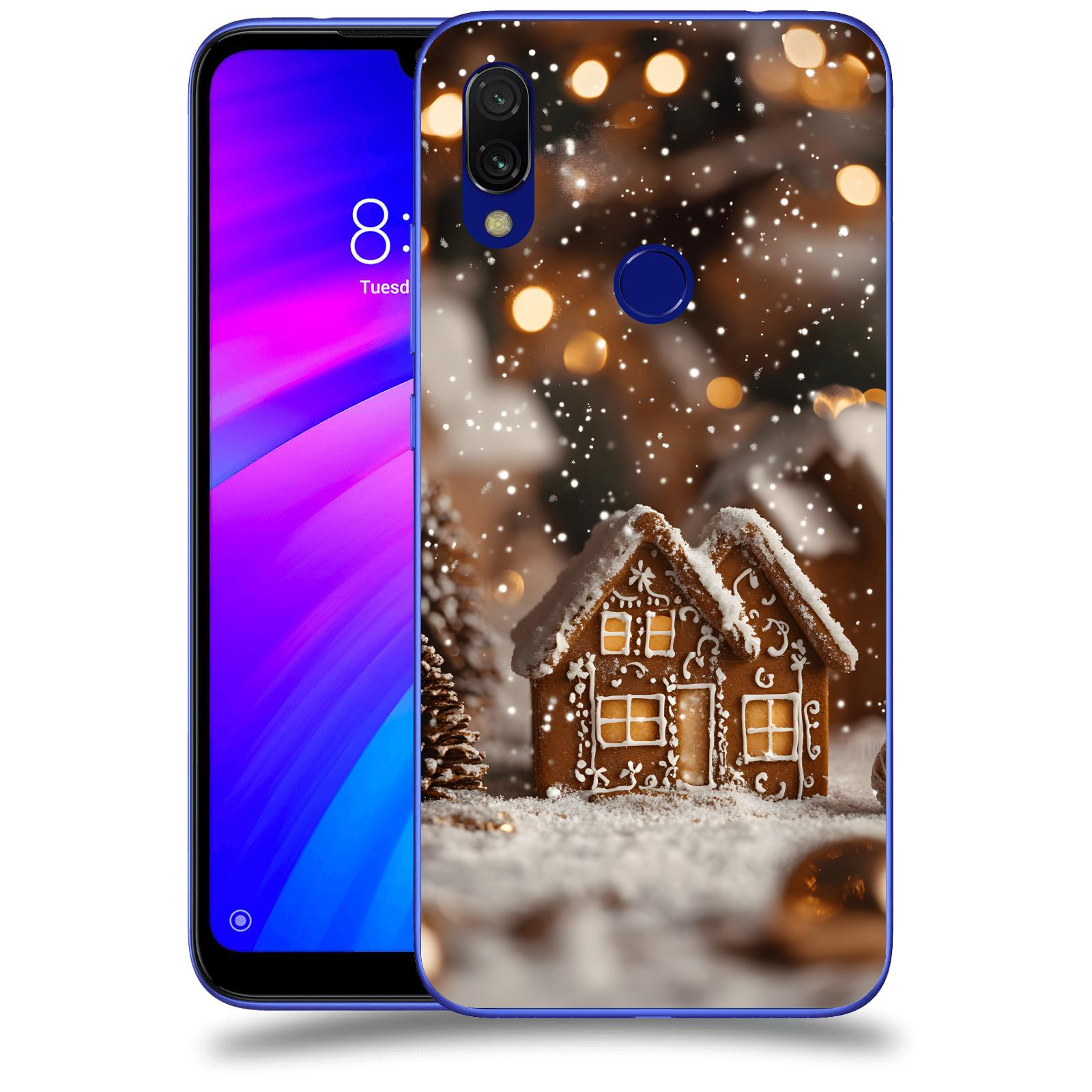 ACOVER Kryt na mobil Xiaomi Redmi 7 - Perníková chaloupka