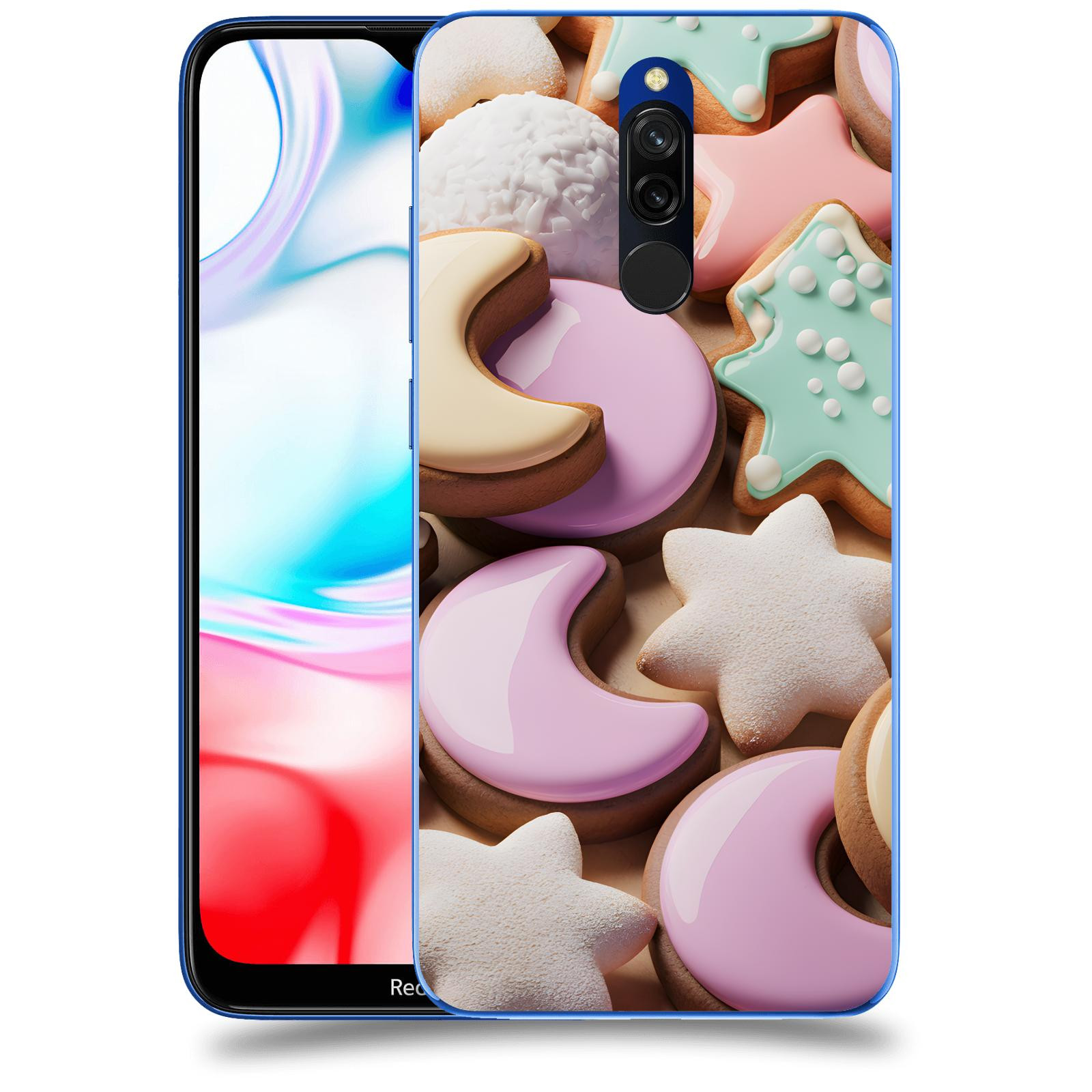 ACOVER Kryt na mobil Xiaomi Redmi 8 - Vánoční cukroví