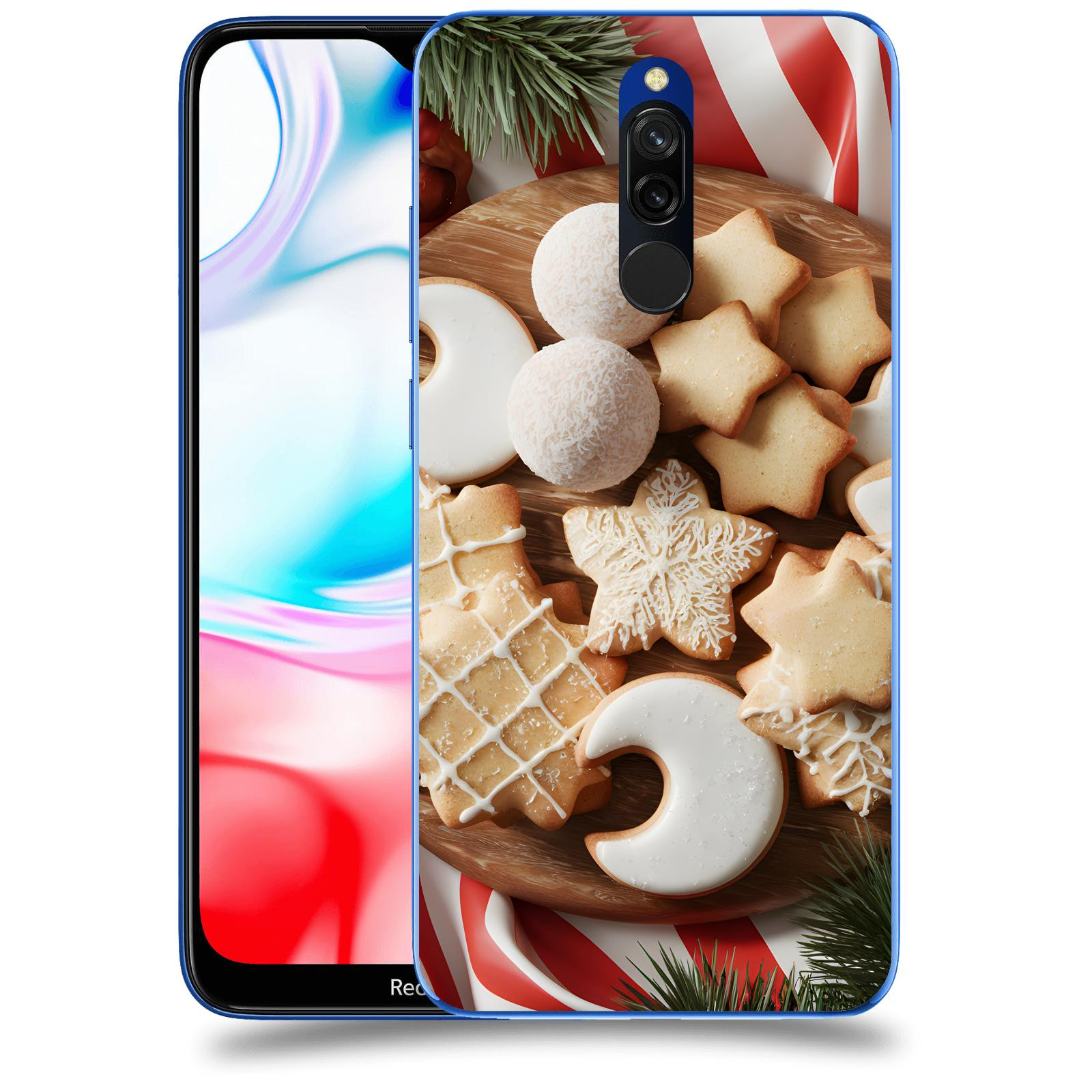 ACOVER Kryt na mobil Xiaomi Redmi 8 - Vánoční cukroví 2