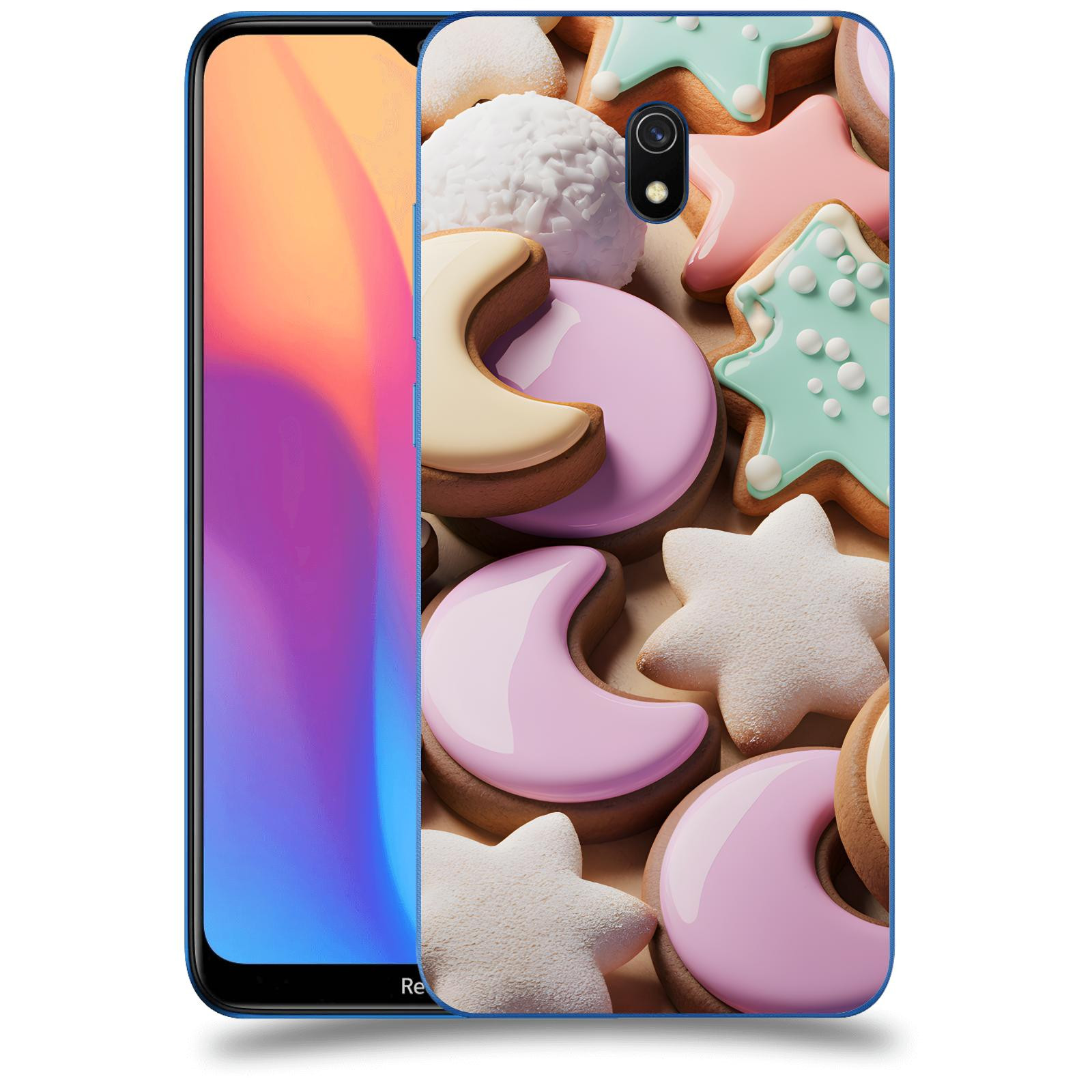 ACOVER Kryt na mobil Xiaomi Redmi 8A - Vánoční cukroví
