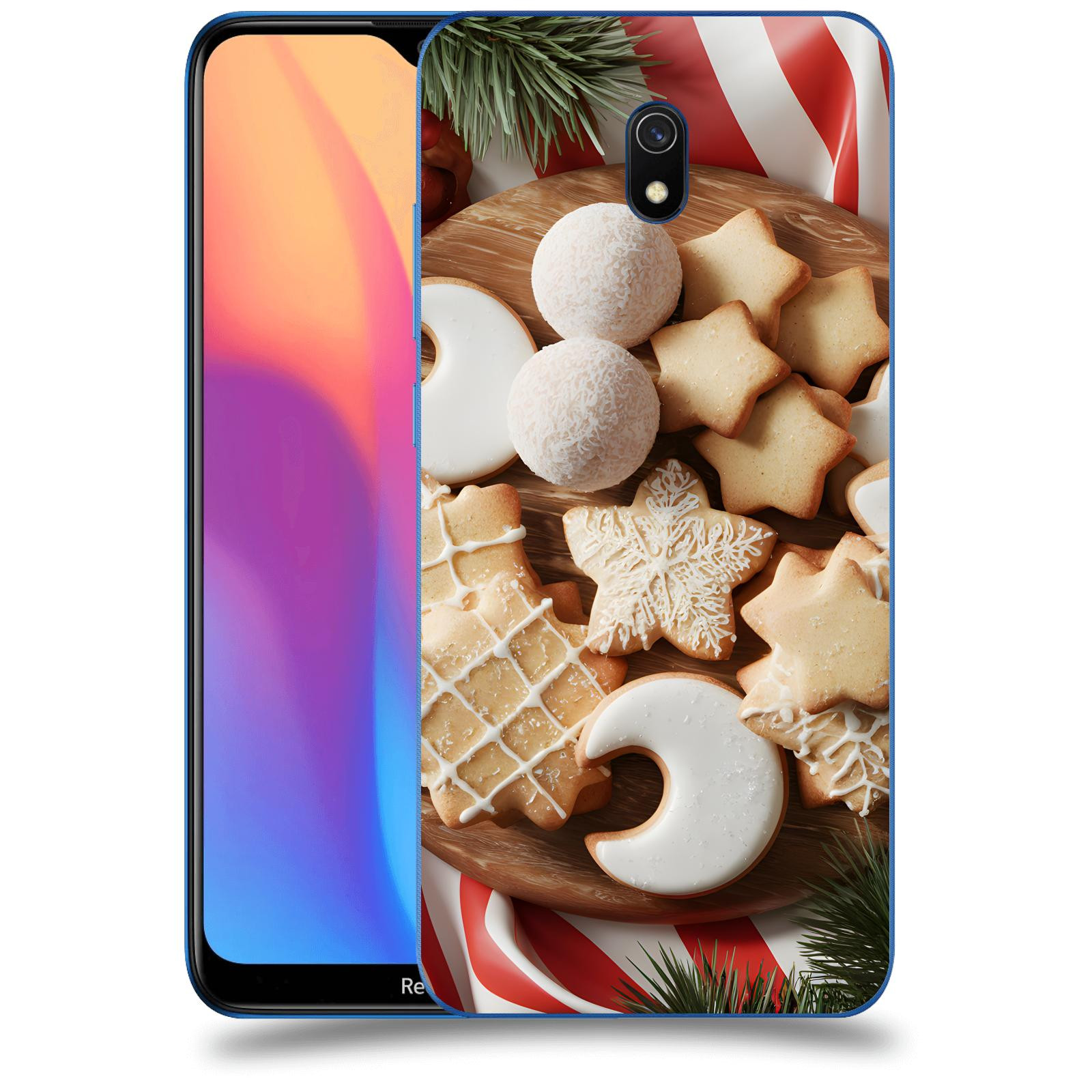 ACOVER Kryt na mobil Xiaomi Redmi 8A - Vánoční cukroví 2