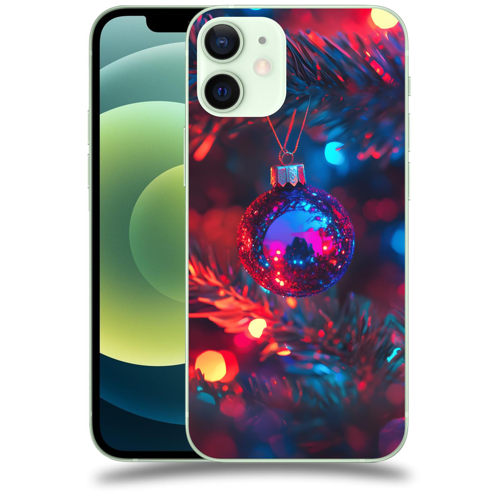 ACOVER Kryt na mobil Apple iPhone 12 mini - Vánoční ozdoba