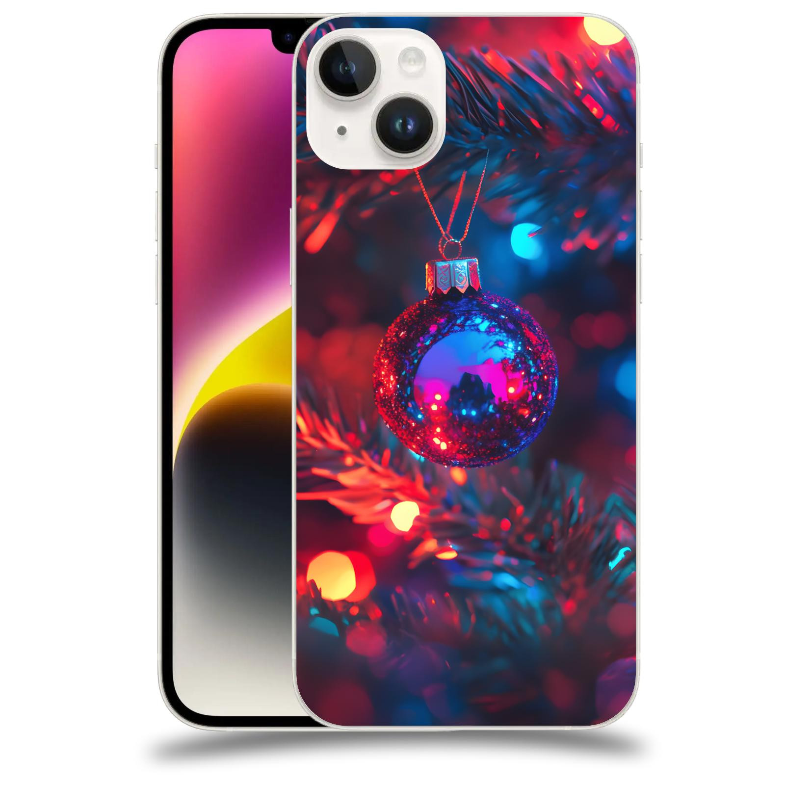 ACOVER Kryt na mobil Apple iPhone 14 Plus - Vánoční ozdoba