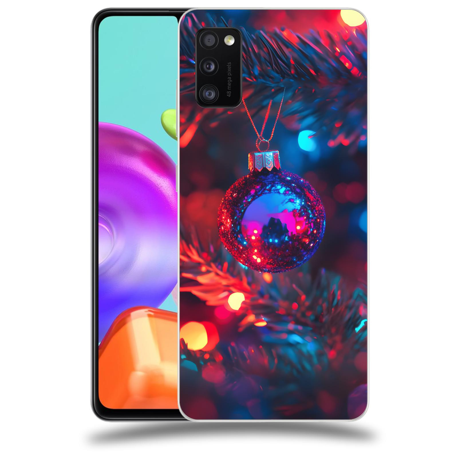 ACOVER Kryt na mobil Samsung Galaxy A41 A415F - Vánoční ozdoba