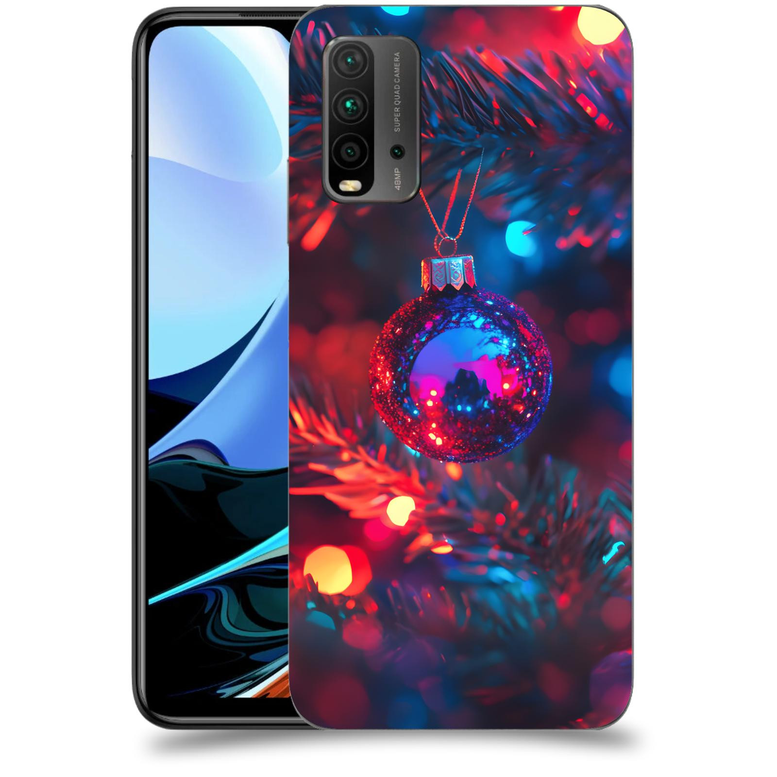 ACOVER Kryt na mobil Xiaomi Redmi 9T - Vánoční ozdoba