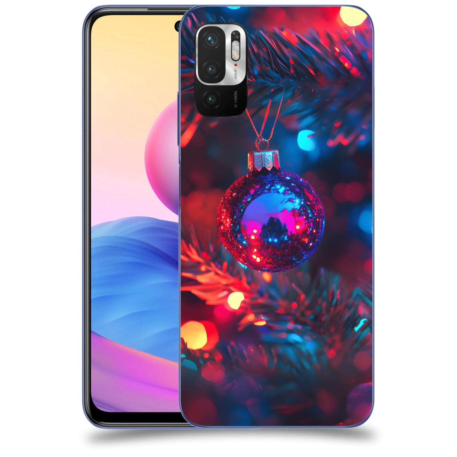 ACOVER Kryt na mobil Xiaomi Redmi Note 10 5G - Vánoční ozdoba