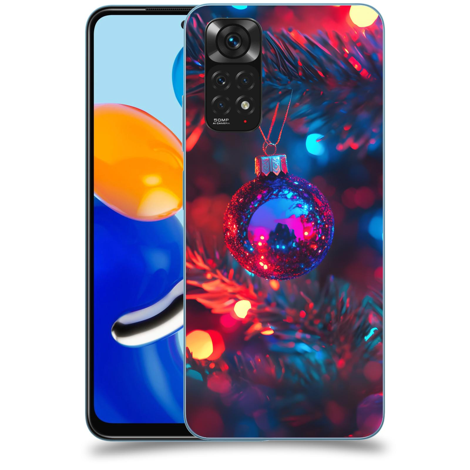 ACOVER Kryt na mobil Xiaomi Redmi Note 11 - Vánoční ozdoba