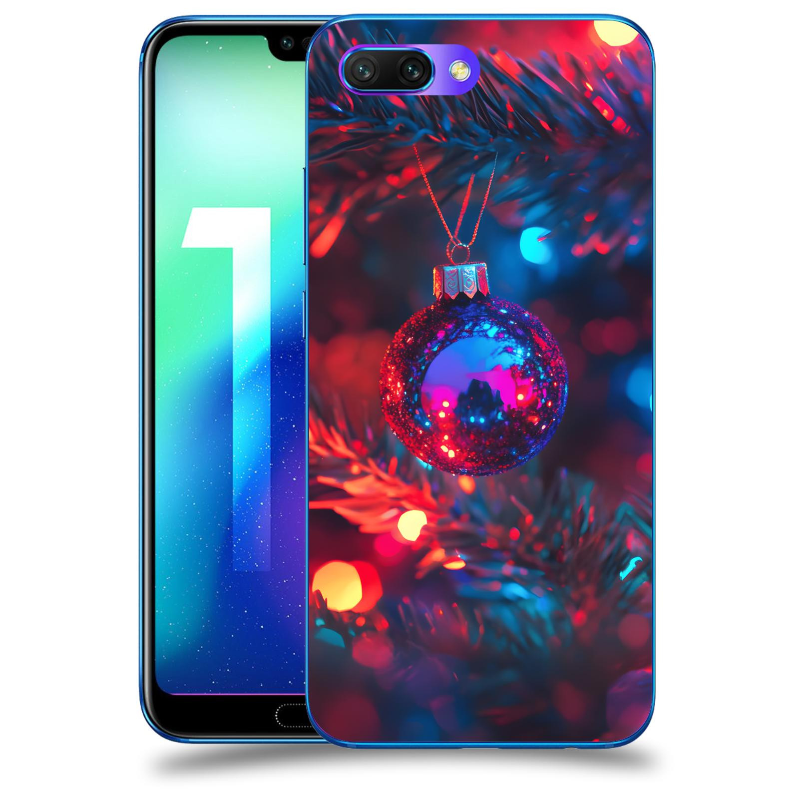 ACOVER Kryt na mobil Honor 10 - Vánoční ozdoba