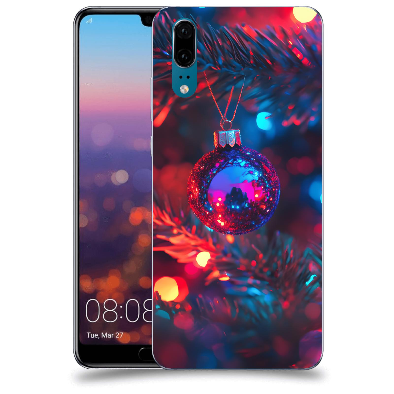 ACOVER Kryt na mobil Huawei P20 - Vánoční ozdoba