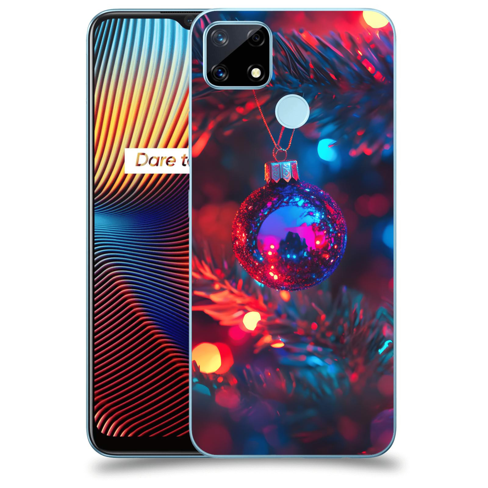 ACOVER Kryt na mobil Realme 7i - Vánoční ozdoba