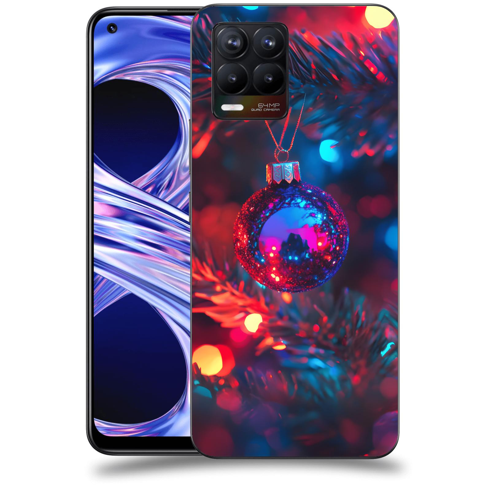 ACOVER Kryt na mobil Realme 8 - Vánoční ozdoba