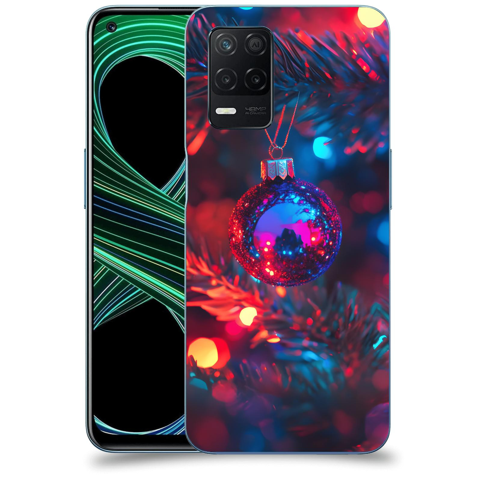 ACOVER Kryt na mobil Realme 8 5G - Vánoční ozdoba