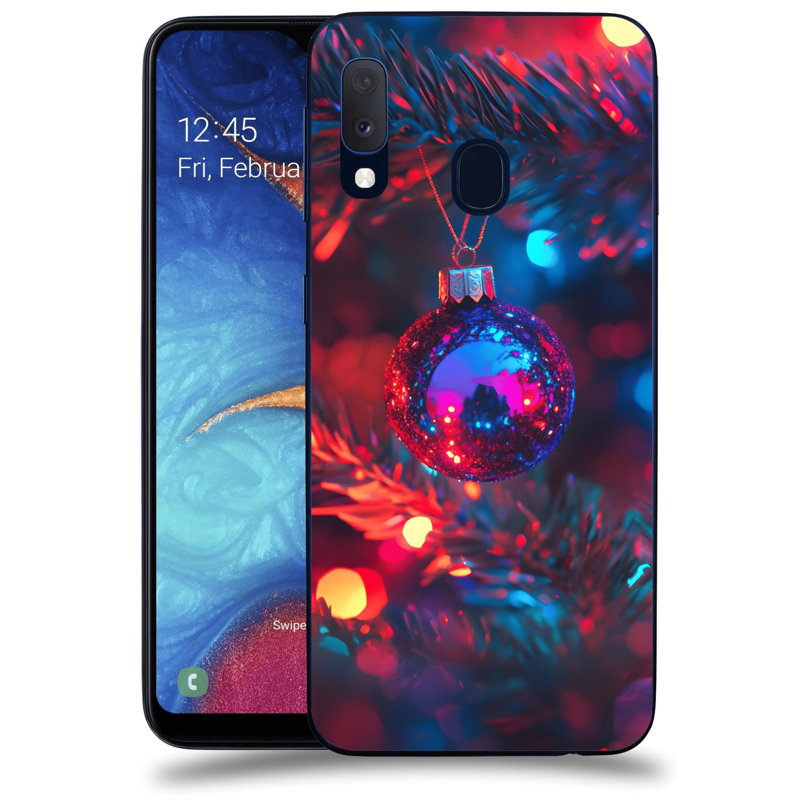 ACOVER Kryt na mobil Samsung Galaxy A20e A202F - Vánoční ozdoba