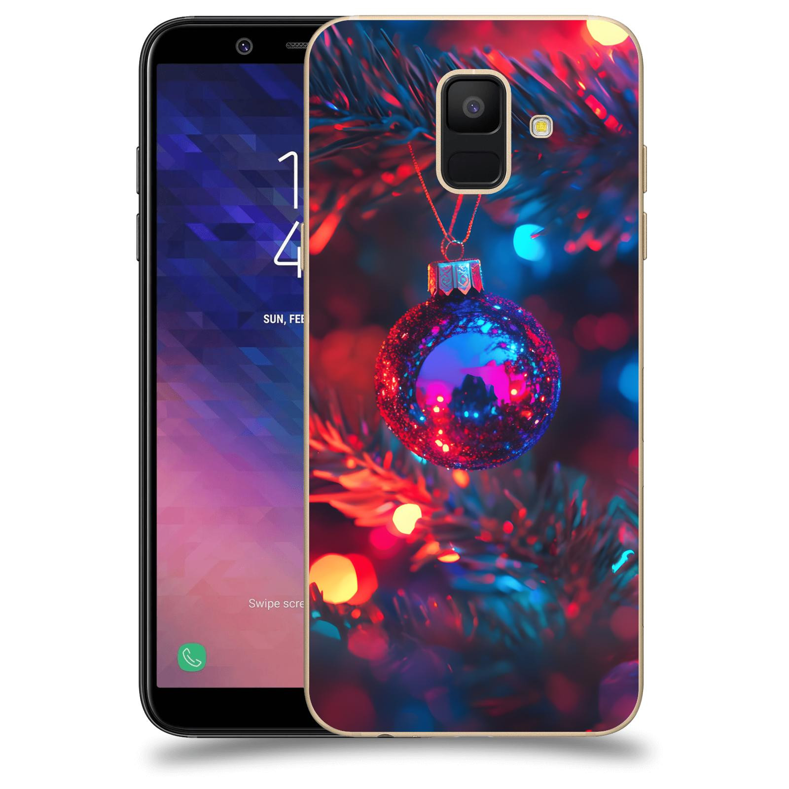 ACOVER Kryt na mobil Samsung Galaxy A6 A600F - Vánoční ozdoba