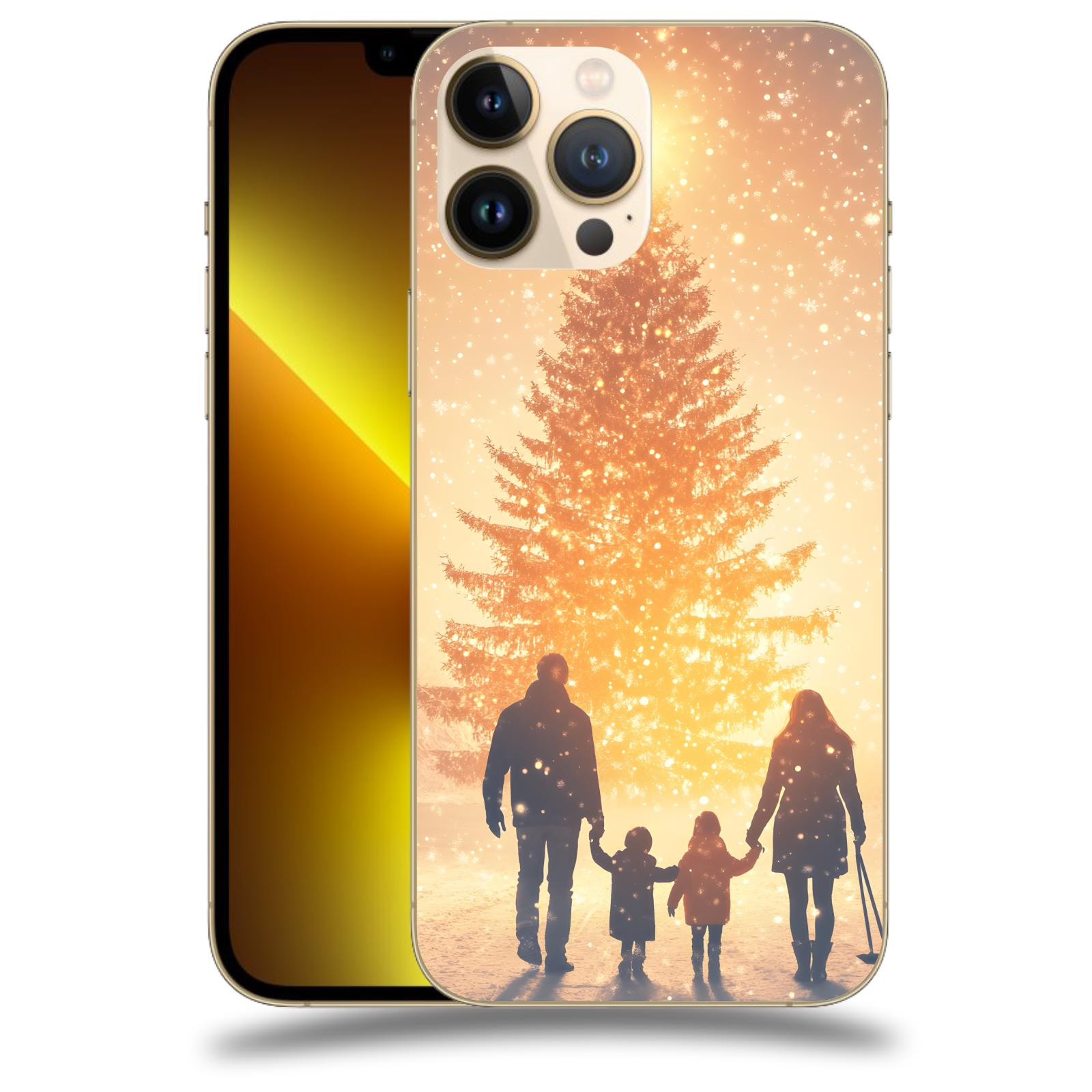 ACOVER Kryt na mobil Apple iPhone 13 Pro - Family at the Christmas tree