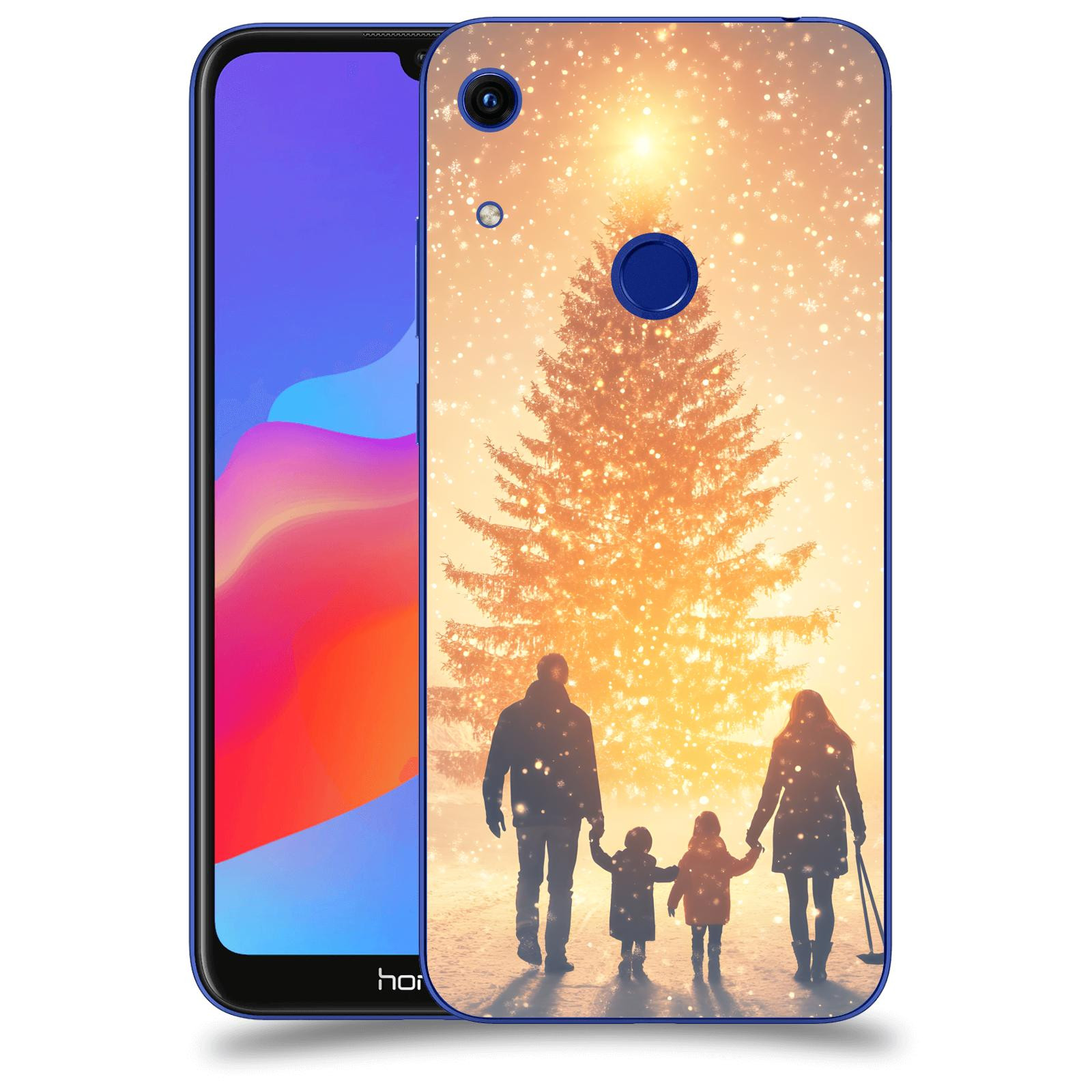 ACOVER Kryt na mobil Honor 8A - Family at the Christmas tree