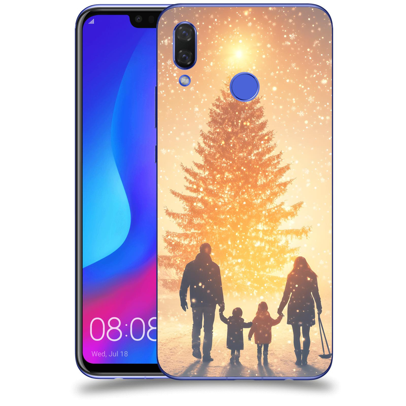 ACOVER Kryt na mobil Huawei Nova 3i - Family at the Christmas tree