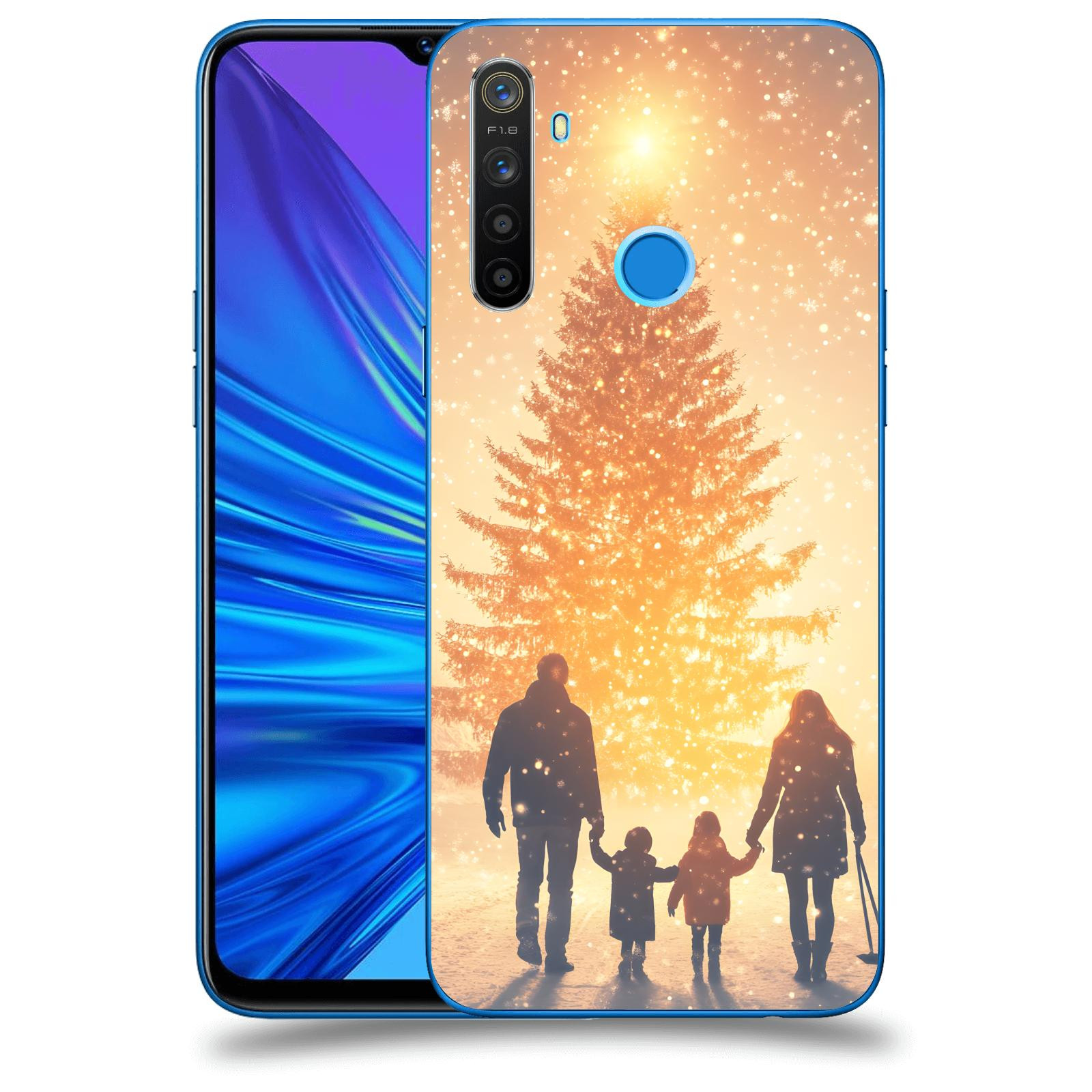 ACOVER Kryt na mobil Realme 5 - Family at the Christmas tree