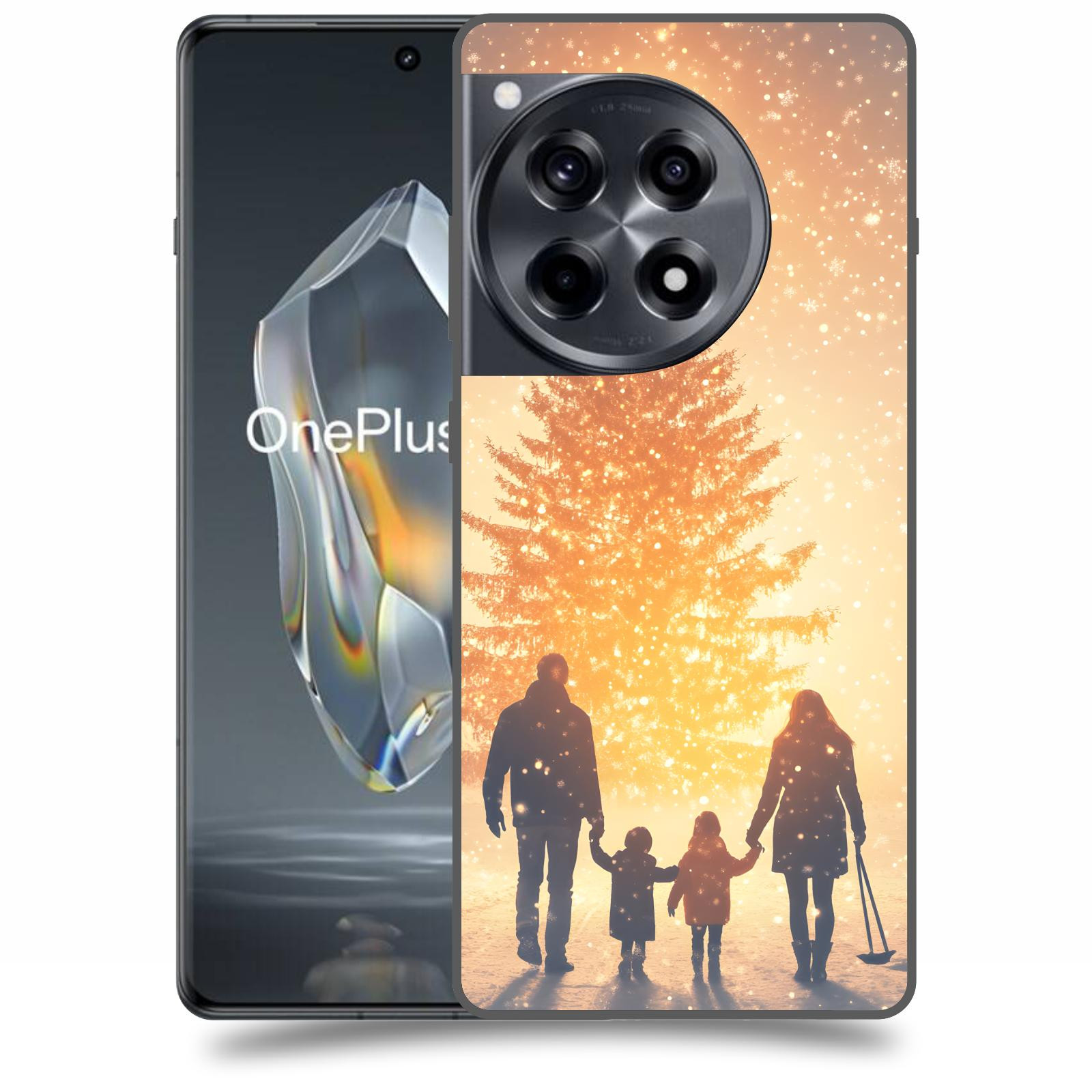 ACOVER Kryt na mobil OnePlus 12 - Family at the Christmas tree