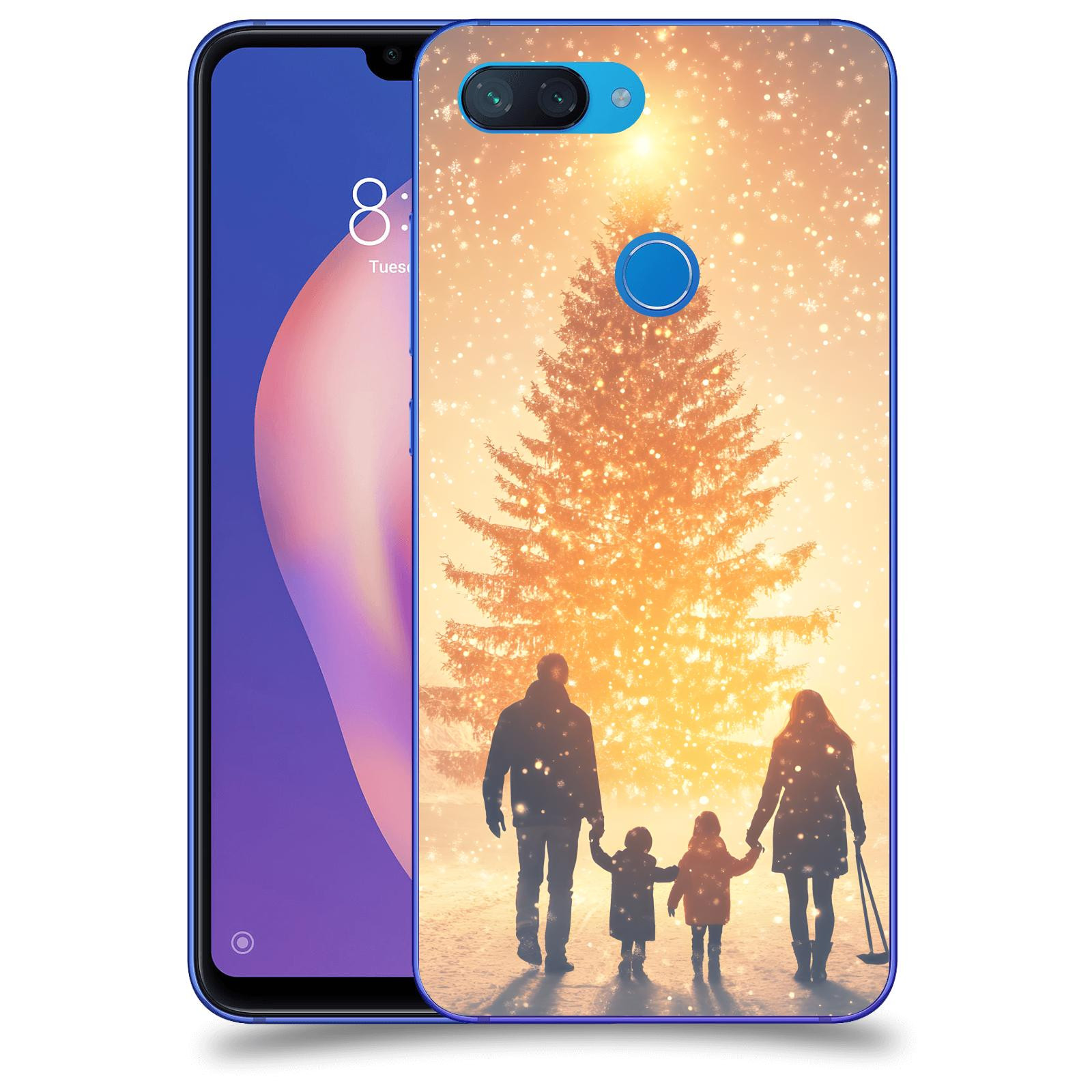 ACOVER Kryt na mobil Xiaomi Mi 8 Lite - Family at the Christmas tree