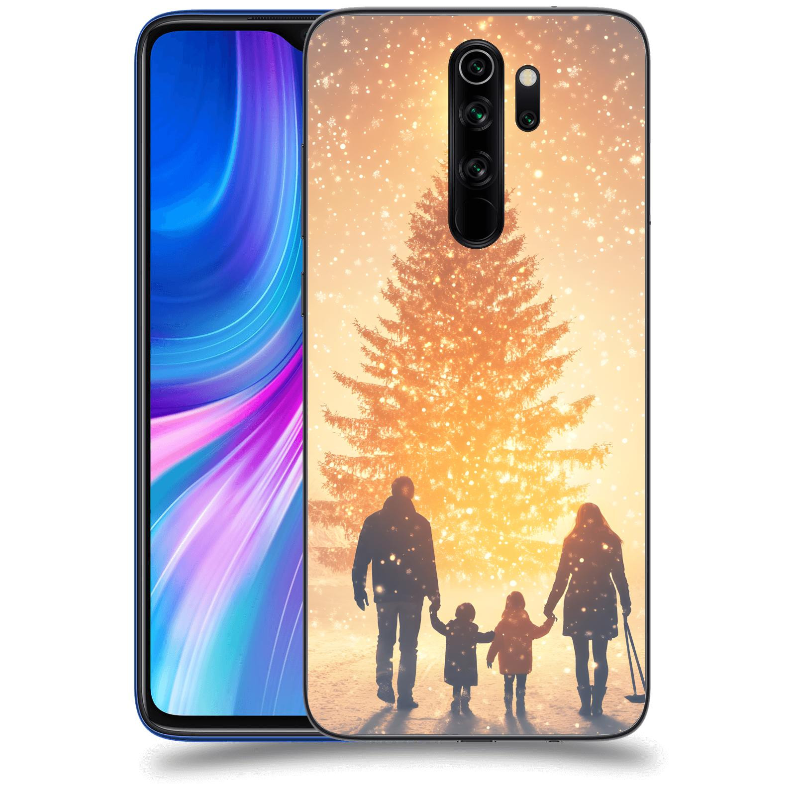 ACOVER Kryt na mobil Xiaomi Redmi Note 8 Pro - Family at the Christmas tree