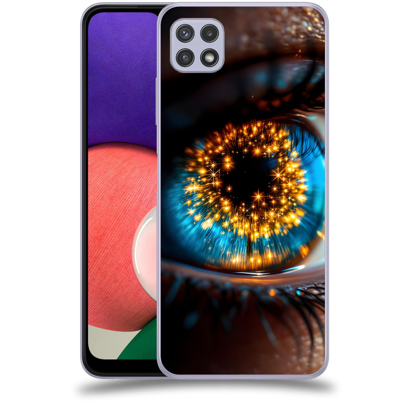 ACOVER Kryt na mobil Samsung Galaxy A22 5G A226B - Sparkle in the eye