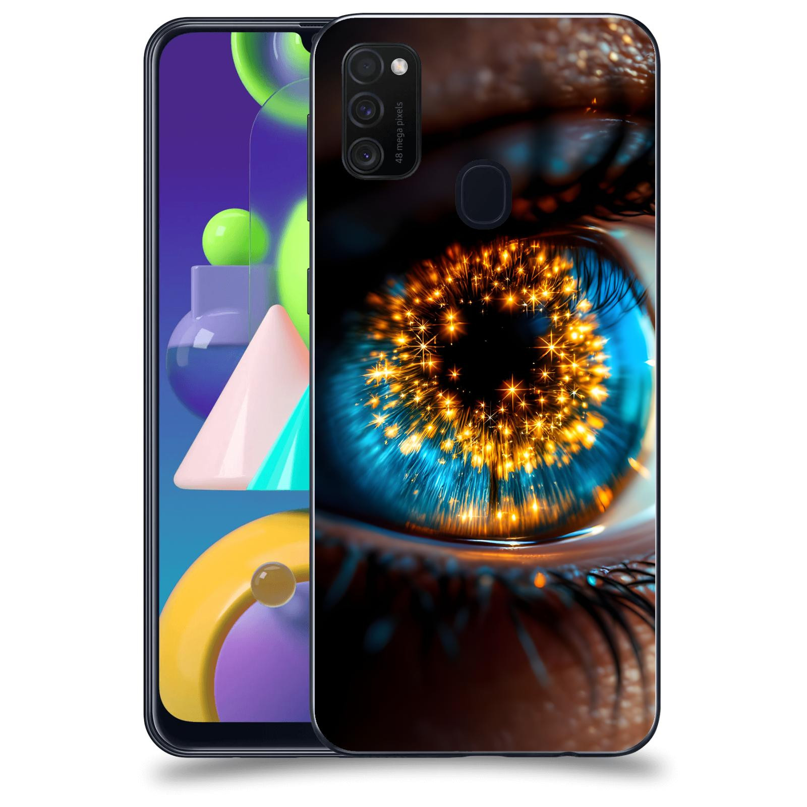 ACOVER Kryt na mobil Samsung Galaxy M21 M215F - Sparkle in the eye