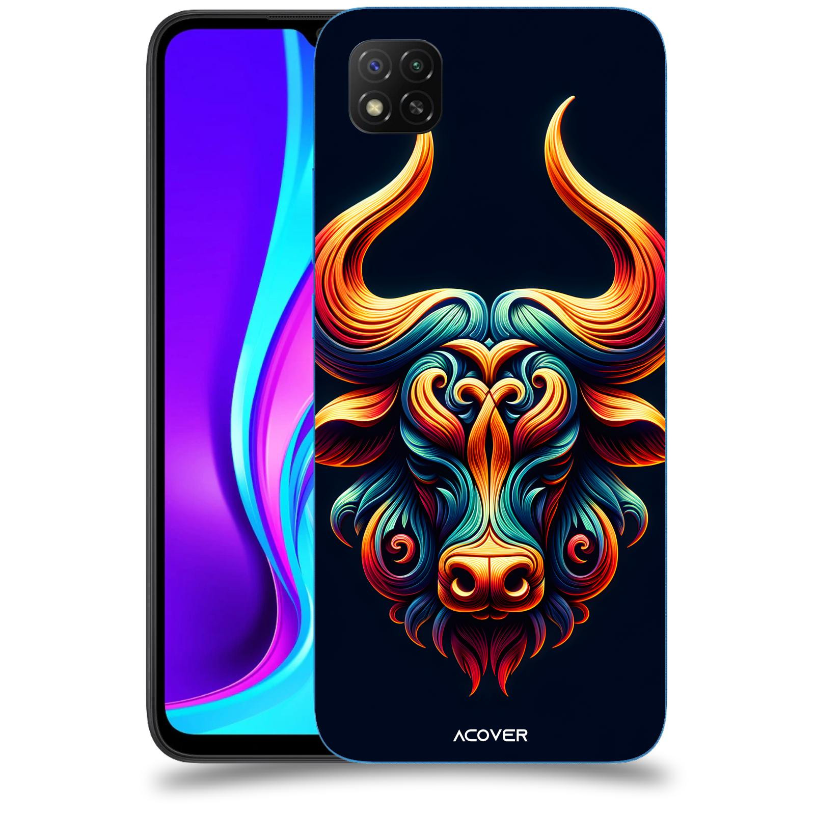 ACOVER Kryt na mobil Xiaomi Redmi 9C - Býk
