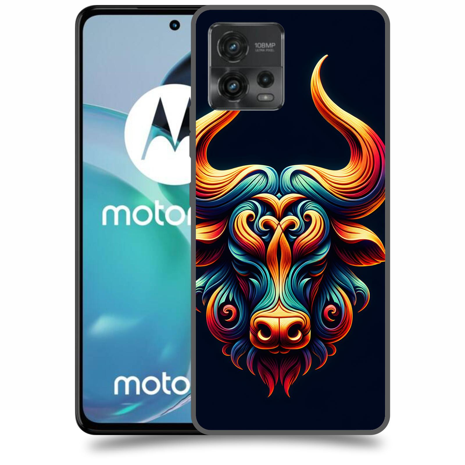 ACOVER Kryt na mobil Motorola Moto G72 - Býk