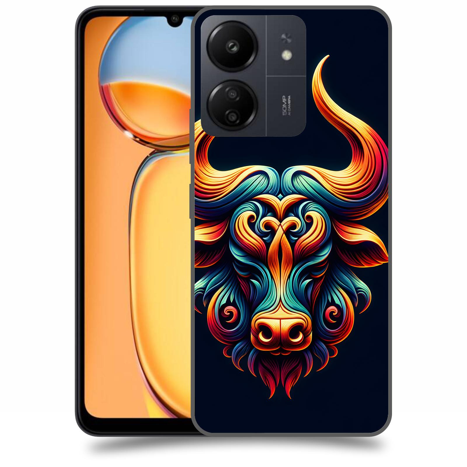 ACOVER Kryt na mobil Xiaomi Redmi 13C  Býk