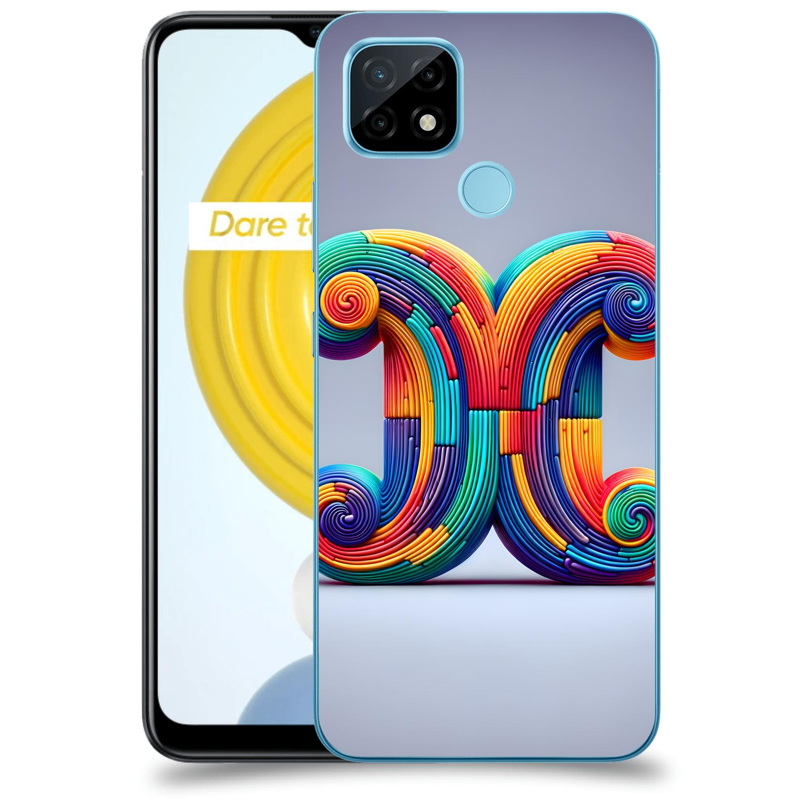 ACOVER Kryt na mobil Realme C21 - Blíženci 2