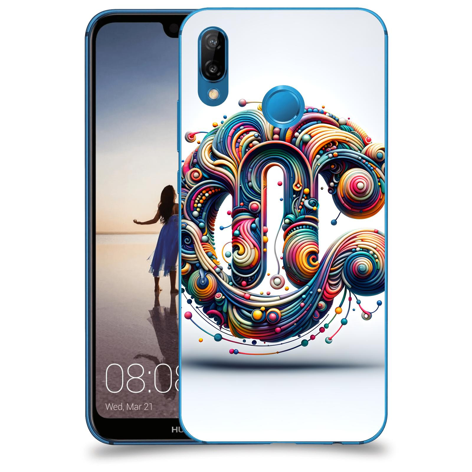 ACOVER Kryt na mobil Huawei P20 Lite - Panna 2