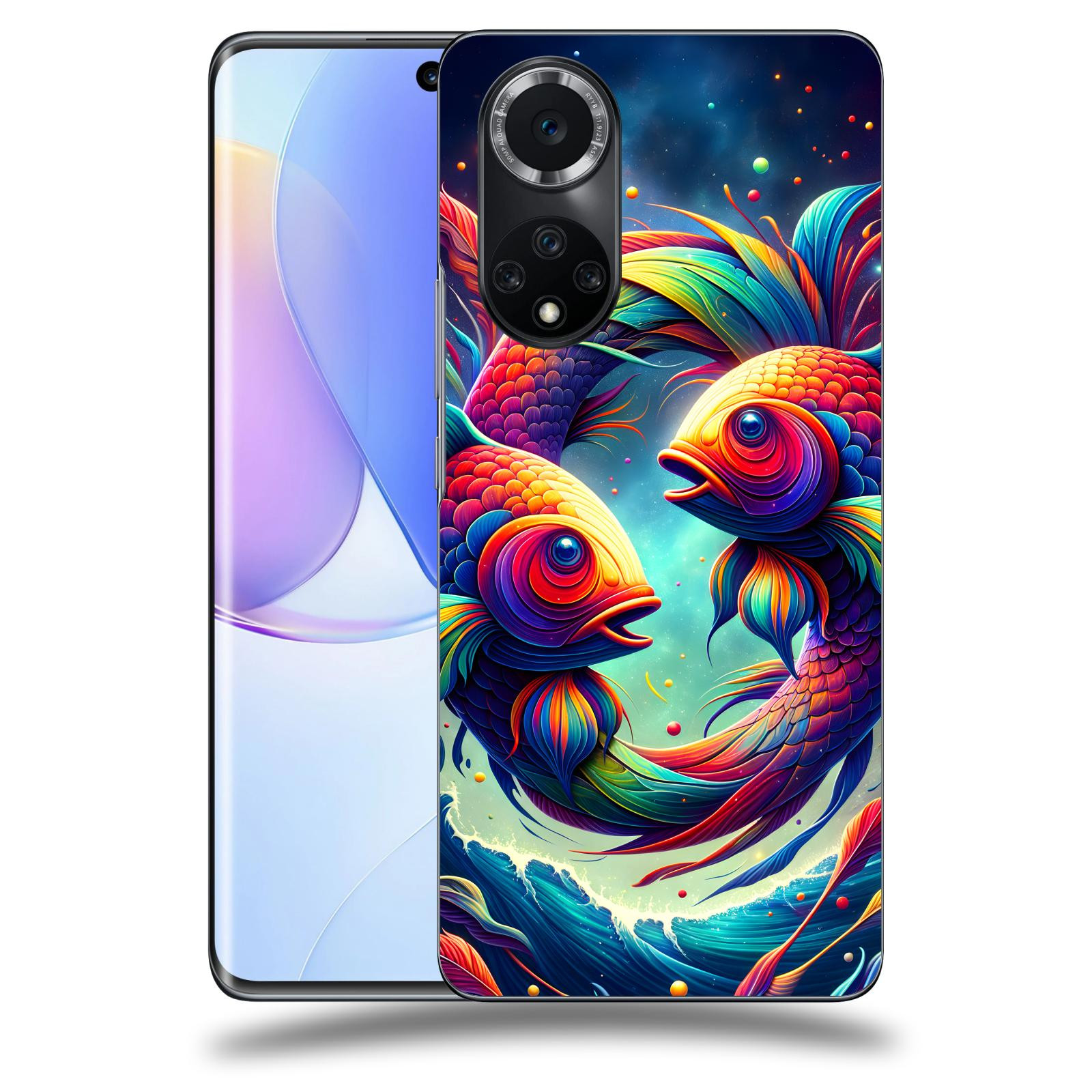 ACOVER Kryt na mobil Huawei Nova 9 - Ryby